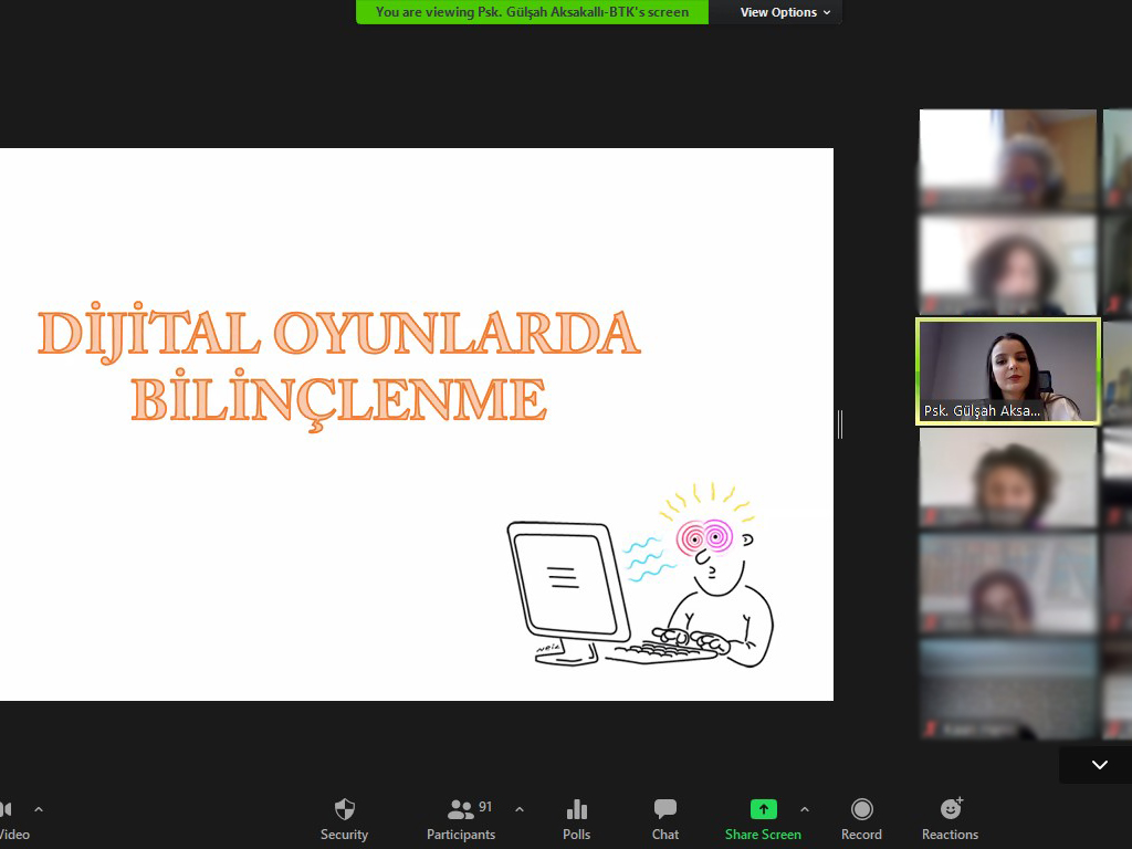 Ankara İDV Özel Bilkent Ortaokulu Öğrencilerine Yönelik Online Eğitim